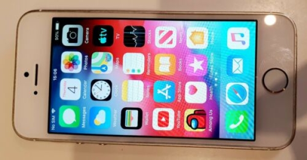 Apple iPhone 5S 32GB (entsperrt) Weißgold voll funktionsfähig, funktioniert als iPod touch