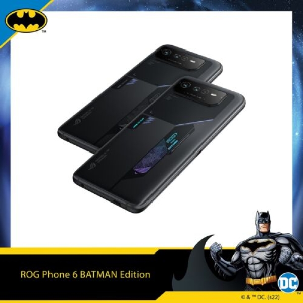 Asus Rog Phone 6 Batman Edition 6,78″ MediaTek Abmessungen 9000+ 12GB 256 GB schwarz