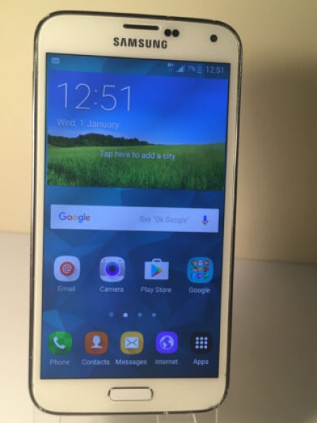Samsung Galaxy S5 G900 weiß 16GB – (entsperrt) Smartphone Handy – voll funktionsfähig