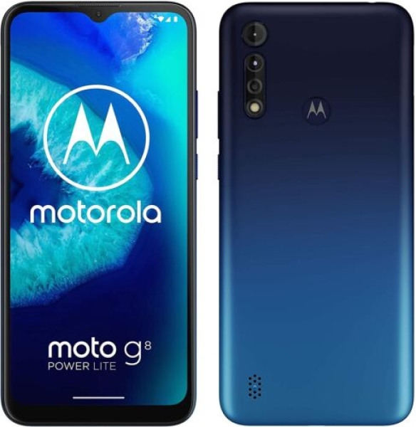 Motorola Moto G8 Power Lite Smartphone 64GB – königsblau (Cracked Cam Cv) B