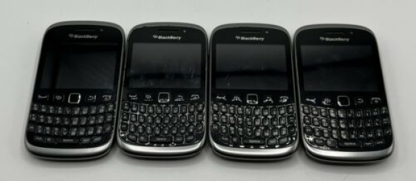 Restposten: Blackberry Curve 9320 schwarz/silberne Handys – Vintage – Retro