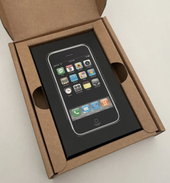 Altes Lager Apple iPhone 2g 16GB 1. Generation Sammlerstück – selten 12 Icon Box