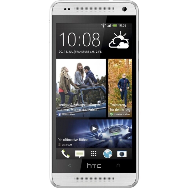 HTC One Mini glacial silver Smartphone Gebrauchtware akzeptabel neutral verpackt