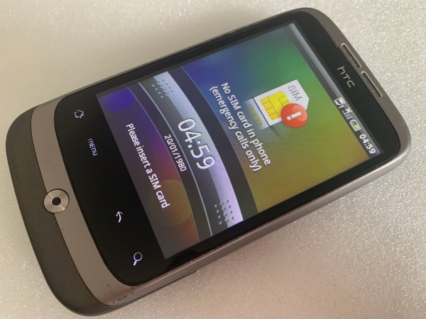HTC Wildfire A3333 – Mokka (entsperrt) Android Smartphone
