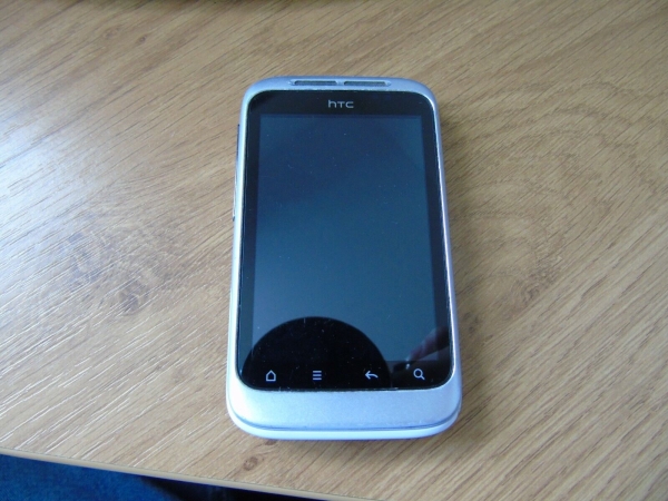 HTC Wildfire S – weiß (orange gesperrt) Smartphone