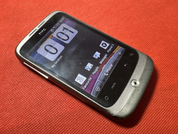 HTC Wildfire A3333 – braun (entsperrt) Smartphone