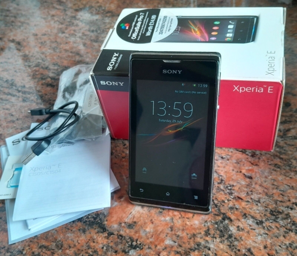 Sony Ericsson XPERIA E C1505 – Schwarz Smartphone Handy entsperrt Verpackt