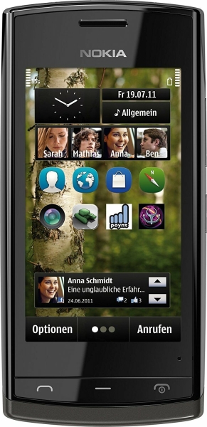 Nokia 500 Smartphone 3,2 Zoll Display Touchscreen 2GB schwarz #gut