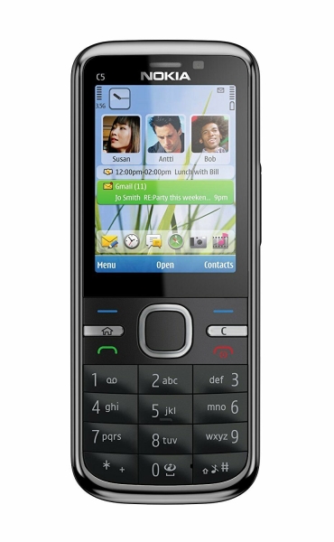 Nokia C5 Smartphone 2,2 Zoll Display Bluetooth schwarz #akzeptabel