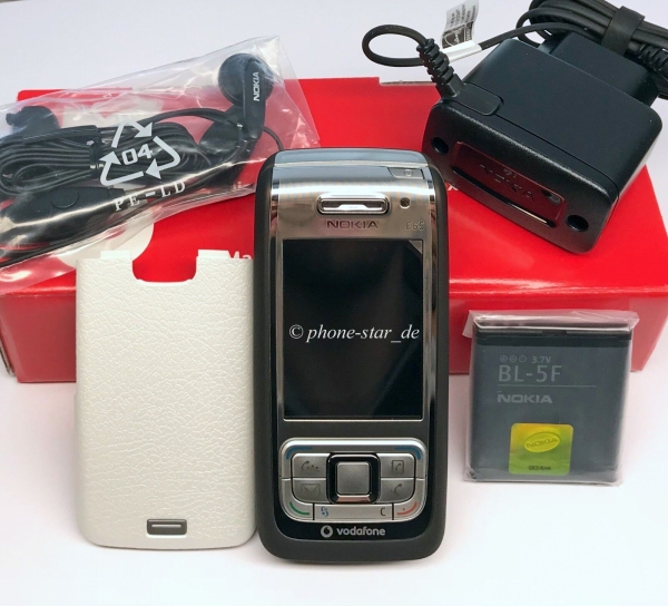 NOKIA E65 SLIDER-HANDY SMARTPHONE UNLOCKED BLUETOOTH KAMERA MP3 WLAN WIE NEU OVP