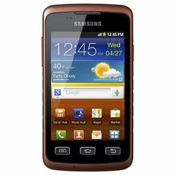 Samsung Galaxy Xcover GT-S5690 – Schwarz/Orange (T-Mobile) Smartphone „sehr gut“