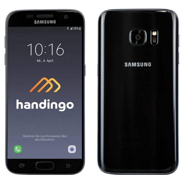 Samsung Galaxy S7 SM-G930F 32GB Schwarz Android Smartphone Hervorragend WOW