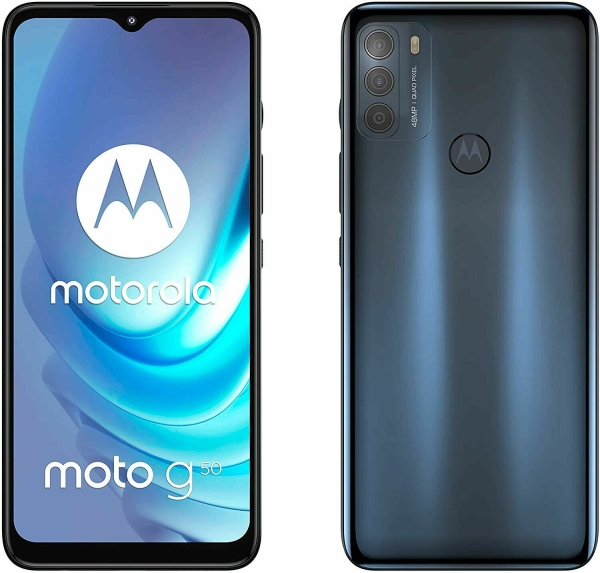 Motorola Moto G50 5G stahlgrau 64GB Dual SIM LTE NFC entsperren Android Smartphone