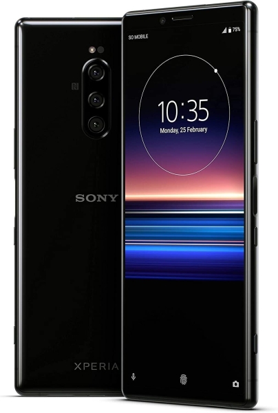 Sony Xperia 1 – 128GB 4G LTE NFC entsperrt Single SIM Android Smartphone – schwarz