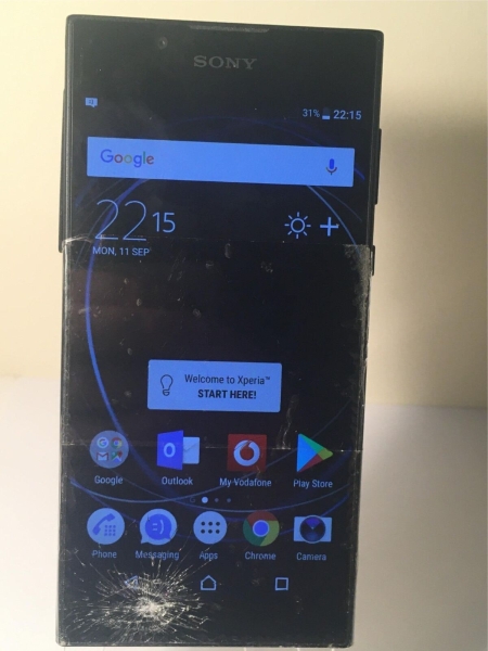 Sony XPERIA L1 G3311 – 16 GB – Schwarz (entsperrt) Smartphone Handy Display Risse