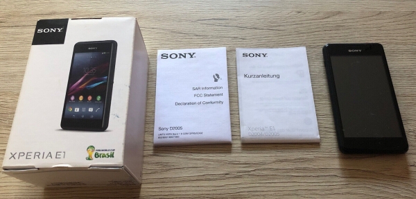 Sony Ericsson  Xperia E1- Schwarz – Smartphone
