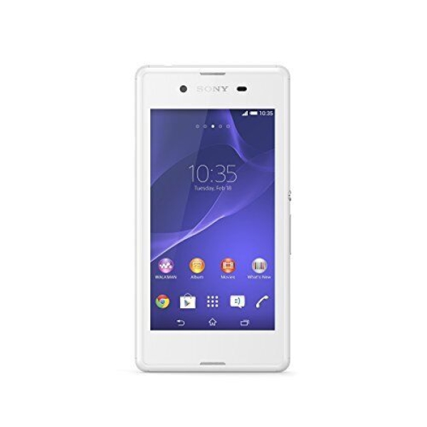 Sony XPERIA E3 D2203 4G UK SIM-freies Smartphone – weiß