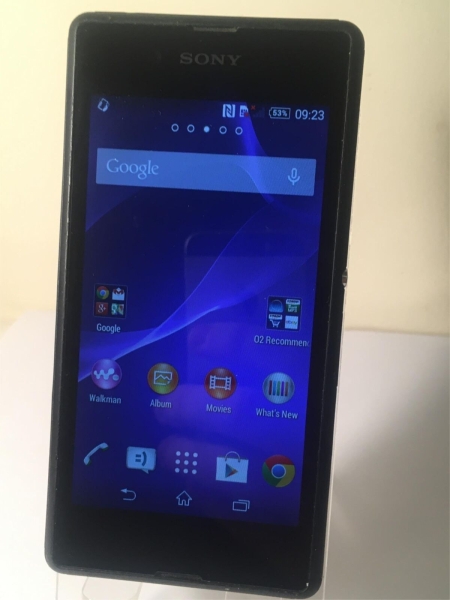 Sony Ericsson XPERIA E3 – D2203 schwarz (O2 Network) Smartphone Handy