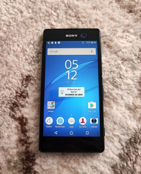 Smartphone Sony Xperia M5 E5603 16 GB IP68 schwarz OVP