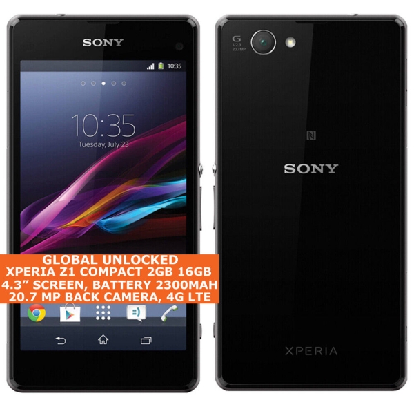 Sony Xperia Z1 Compact D5503 2gb 16gb Kamera 4.3 “ Android 5.1 Smartphone