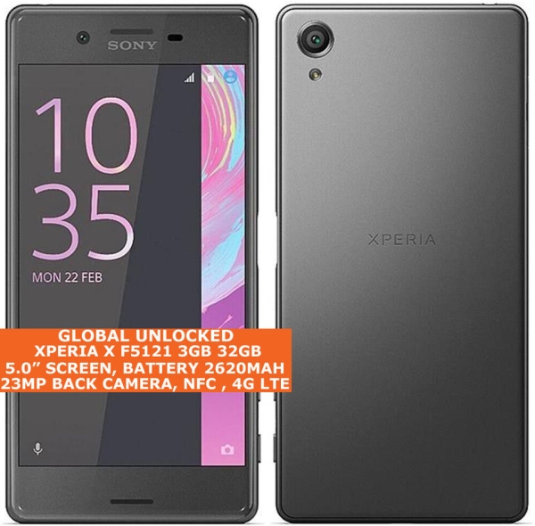 Sony Xperia X F5121 3gb 32gb Hexa Core 5.0 “ 23mp Kamera Android 8 4g Smartphone