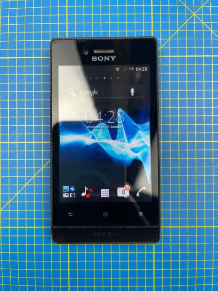 Sony Xperia ST23I schwarz entsperrt Netzwerk Smartphone