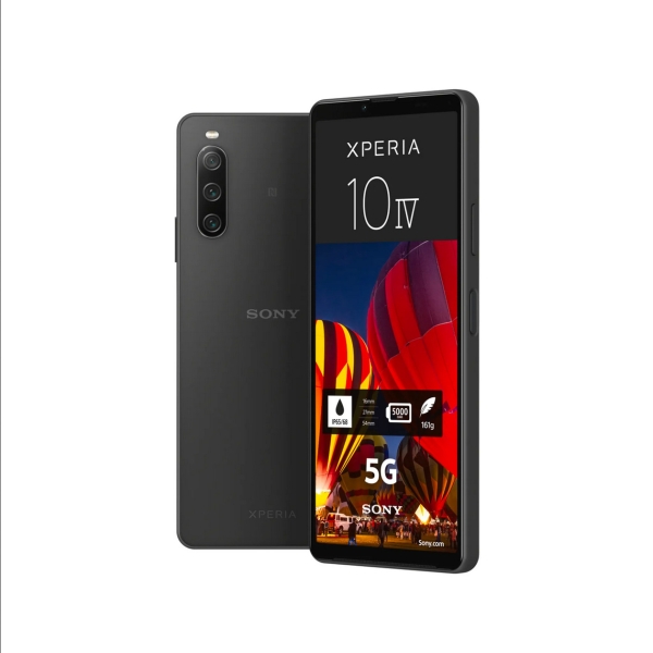 Sony Xperia 10 IV 5G 128GB Smartphone 6′ 12MP Triple-Kamera Octa-Core schwarz