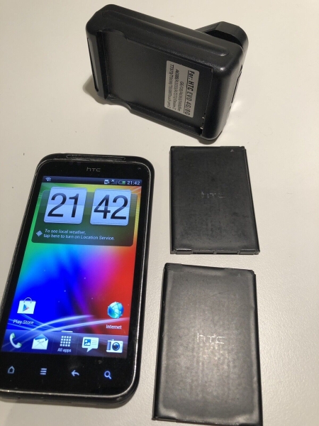 HTC Incredible S – Smartphone schwarz (entsperrt)