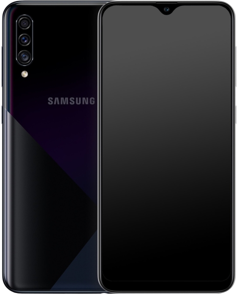Samsung Galaxy A30s Dual-SIM 64 GB schwarz Smartphone Hervorragend refurbished