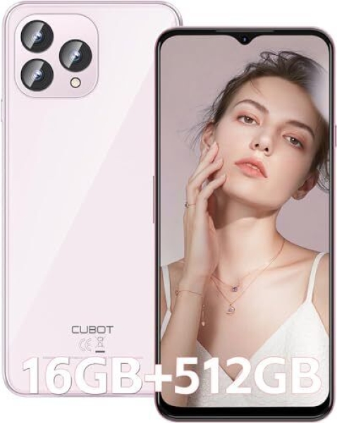 Cubot P80 Handys – 512GB ROM+16GB RAM Smartphone Android 13, 6,58″ FHD+