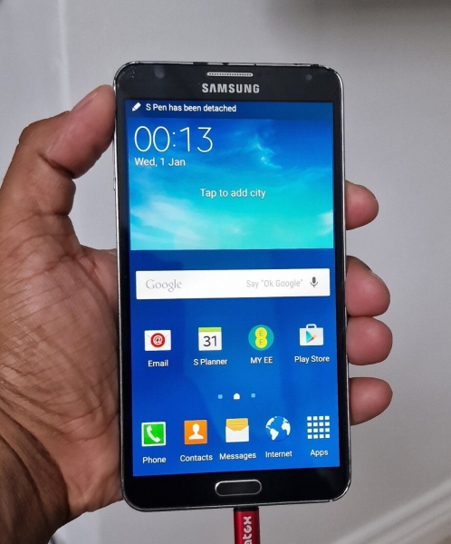 Samsung Galaxy Note 3 N9005 schwarz entsperrt 32GB 3GB RAM Smartphone – Klasse B