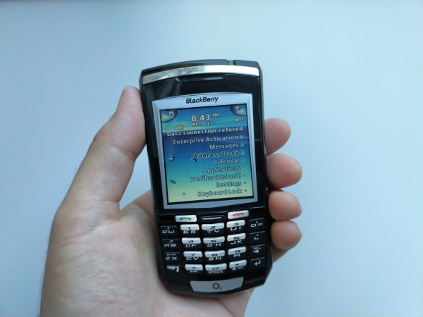 SELTEN BlackBerry 7100x schwarz (entsperrt) Smartphone Sammler Artikel Handy