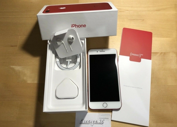 Apple iPhone 7 (PRODUKT) weiß/rot 128GB ENTSPERRT