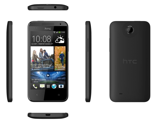HTC Desire 300 Android Smartphone in schwarz (defekt)