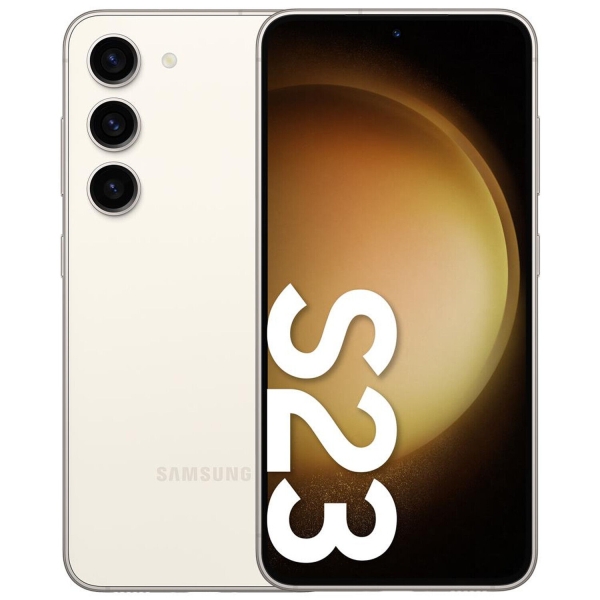 SAMSUNG Galaxy S23 5G 128GB EU Cream 6,1″ Smartphone Handy Dual SIM GPS NFC WLAN
