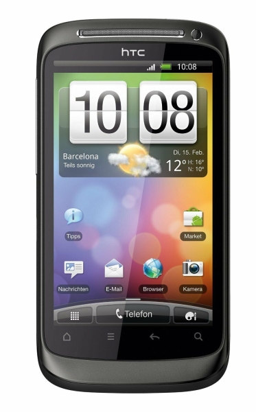 HTC Desire S Smartphone 3,7 Zoll muted black „gut“