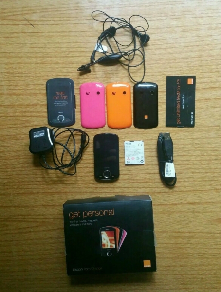 ZTE Orange Lisbon G-X670 – Schwarz Smartphone Handy mit Verpackung + acc