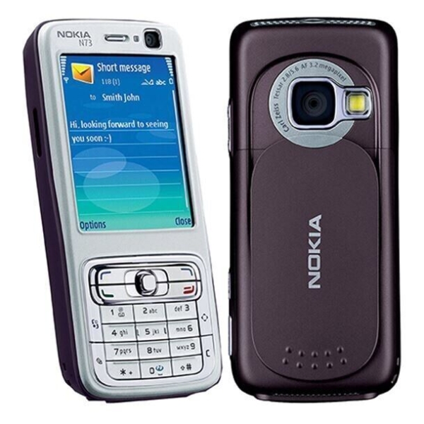 Unberührter Zustand Nokia N73 silbergrau Pflaume (entsperrt) Smartphone UK VERKÄUFER