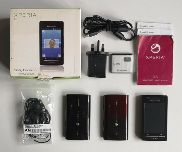 Sony Ericsson Xperia Mini E15i (X8i) Smartphone (EE) in OVP.
