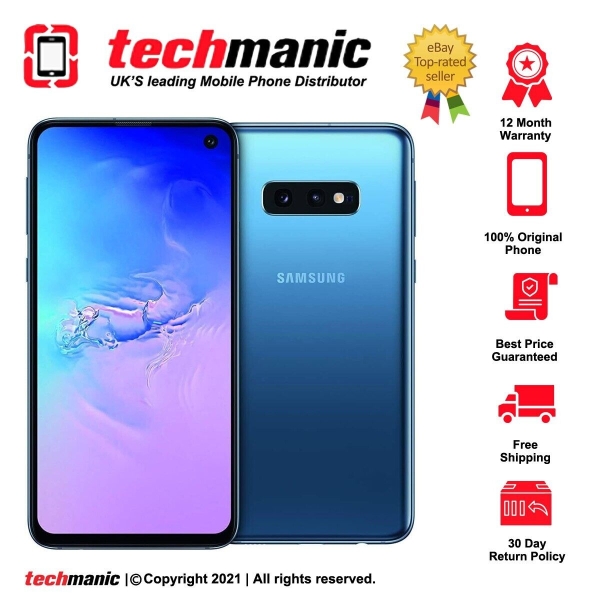 Samsung Galaxy S10e SM-G970 – 128 GB – prismenblau (entsperrt) Smartphone – Klasse A