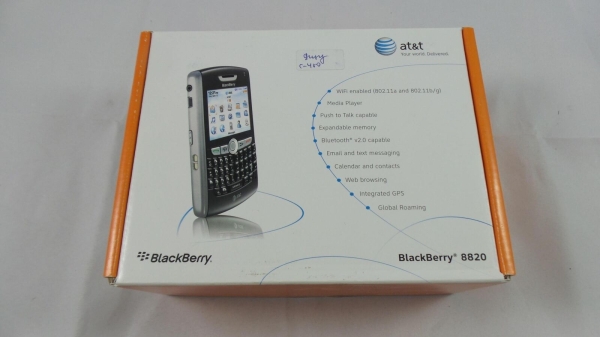 Blackberry 8820 Smartphone Quad-Band GSM WLAN entsperrt – schwarz (PRD-14136-023)