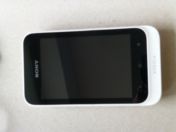 sony xperia tipo smartphone klein chic weiss