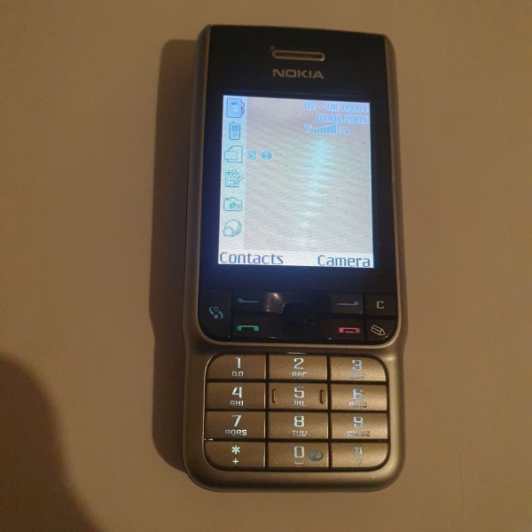 Nokia 3230 – Schwarz-Silber (entsperrt) Smartphone ORIGINAL NOKIA