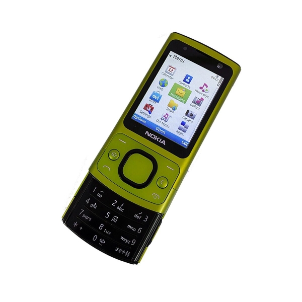 Nokia 6700s 6700 Schiebetaste guter Zustand Handy Limettengrün entsperrt