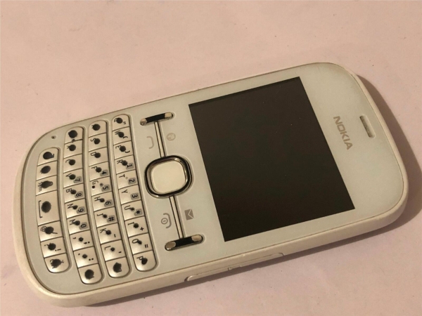 Nokia Asha 201 – weiß (entsperrt) Smartphone Mobile Qwerty voll funktionsfähig