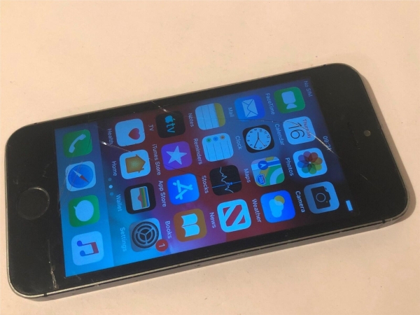 Apple iPhone 5S A1457 – Spacegrau 16GB (entsperrt) Smartphone BESCHÄDIGUNGEN