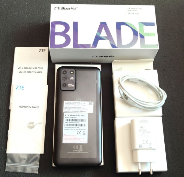 Smartphone ZTE Blade V30 Vita 3GB+128GB Grau (Ohne Simlock) (Dual Sim)
