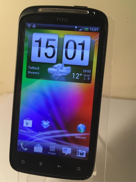 HTC Sensation PG58130 – Schwarz (entsperrt) Smartphone Handy – Guter Zustand