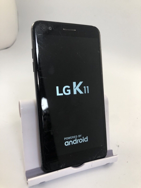LG K11 schwarz 16GB entsperrt Android Touchscreen Smartphone Riss