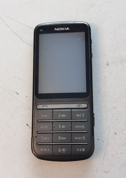 Nokia C3-01 Schwarz Teilespender Ungeprüft Black Smartphone